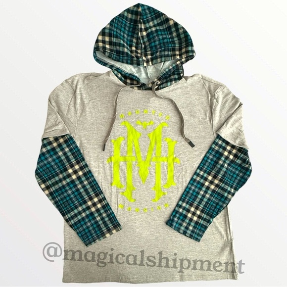 Disney Parks - Haunted Mansion Layered Look Adult Pullover Hoodie - Picture 1 of 3